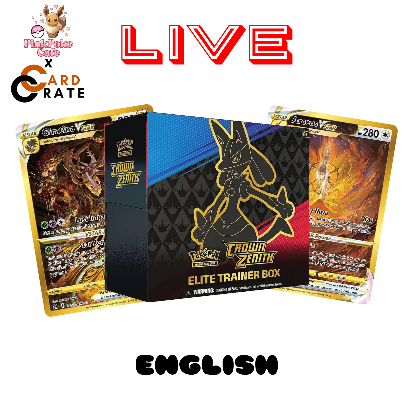 Crown Zenith Elite Trainer Box (LIVE)