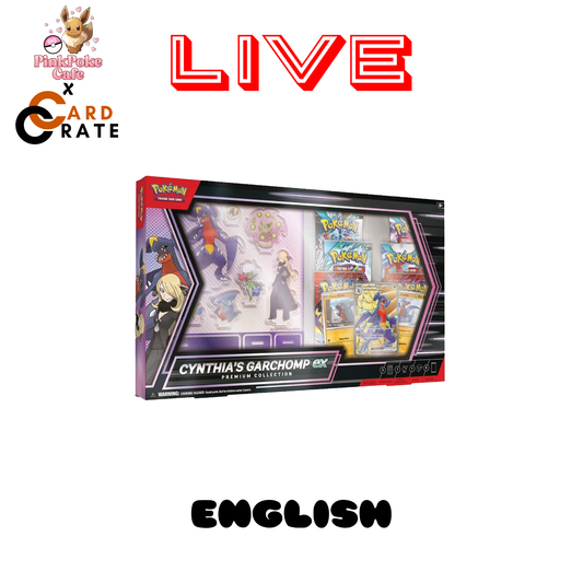 Cynthia's Garchomp ex Premium Collection Box (LIVE)