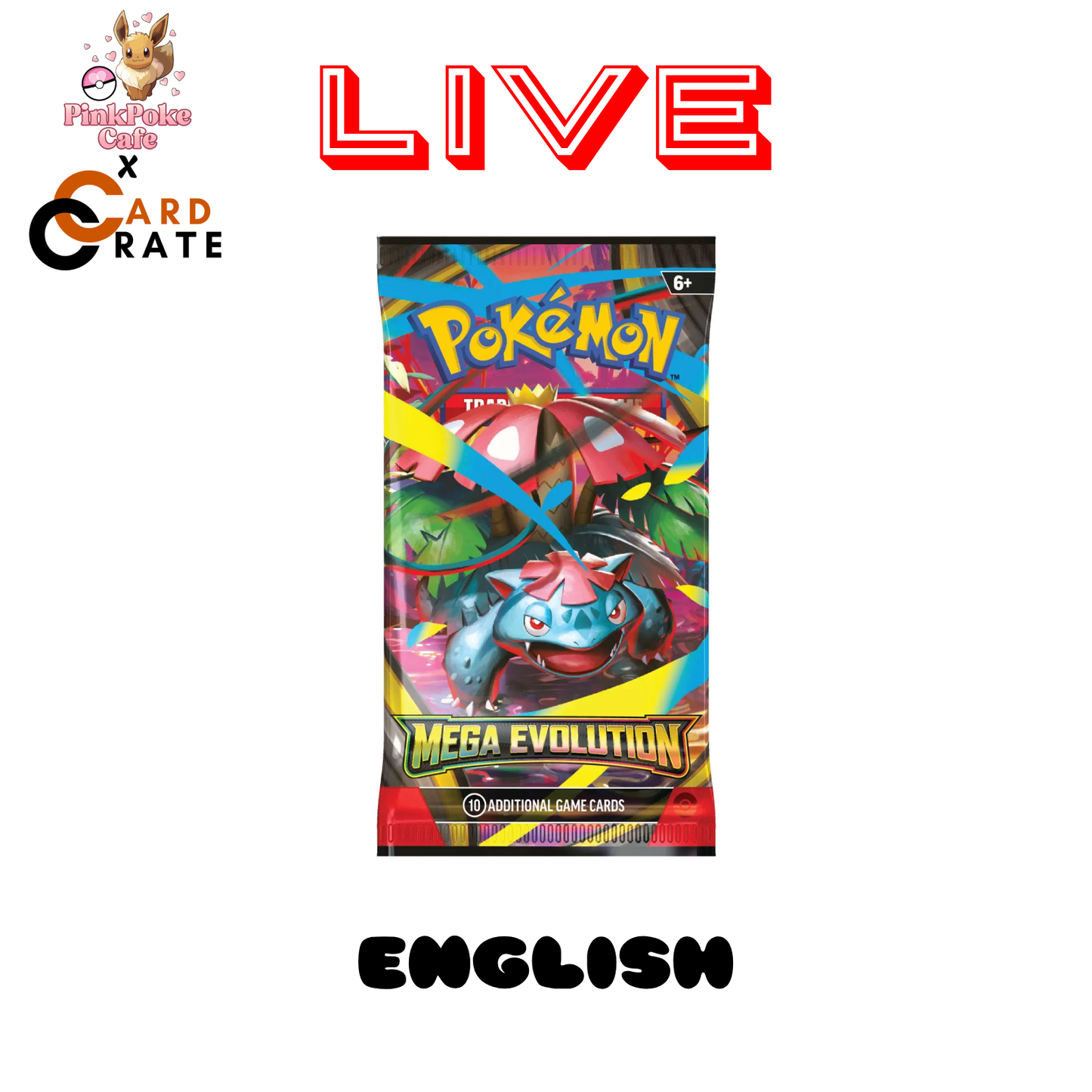 Mega Evolution Booster Pack (LIVE)