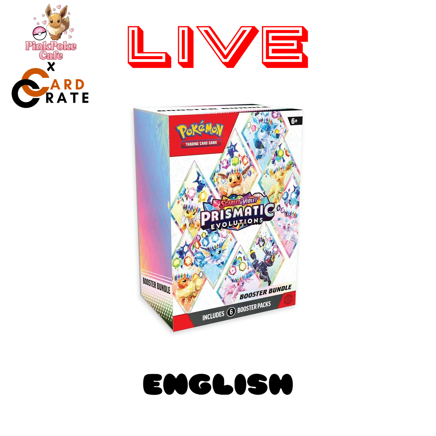 Pokemon Prismatic Evolutions Booster Bundles (LIVE)